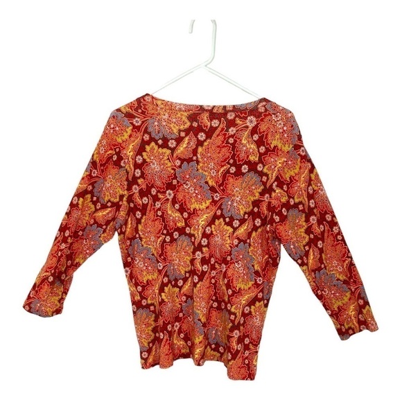 Pendleton Paisley Pullover Top - Picture 4 of 5